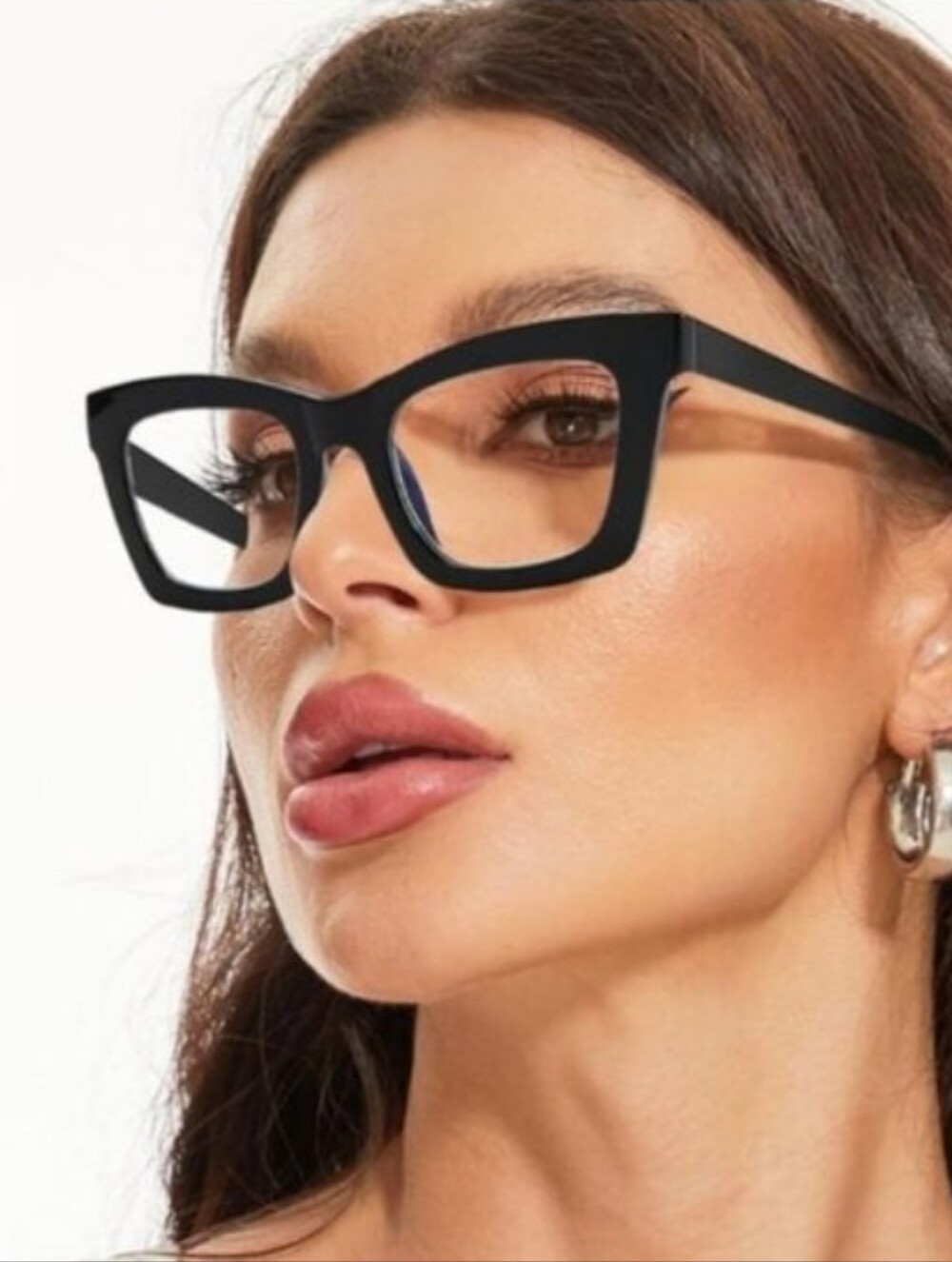 +4.00 Square Reading glasses Oprah style Blue light blocking